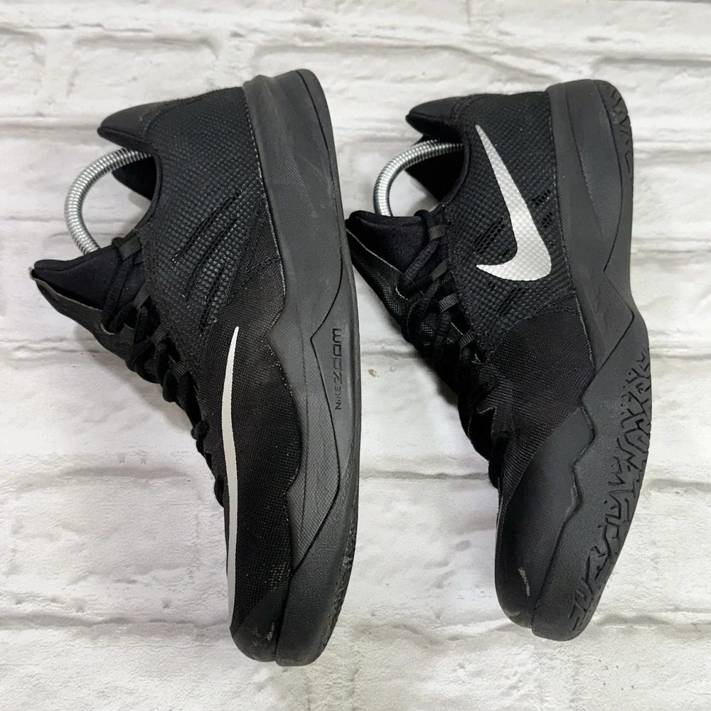Nike Zoom Run The One Anthracite Men's Sz 11.5 Black Athletic Running Shoes Logo